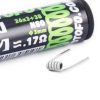 Pack de 10 Coils Tri Core Fused Clapton Ni80 (26x3+38) Wotofo