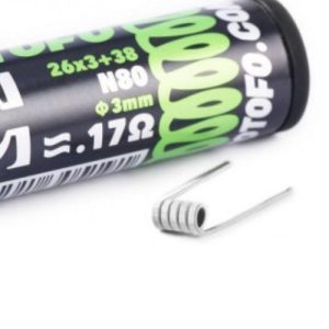 Pack de 10 coils Frame Staple Clapton Ni80 (28+38x9+28+36) Wotofo